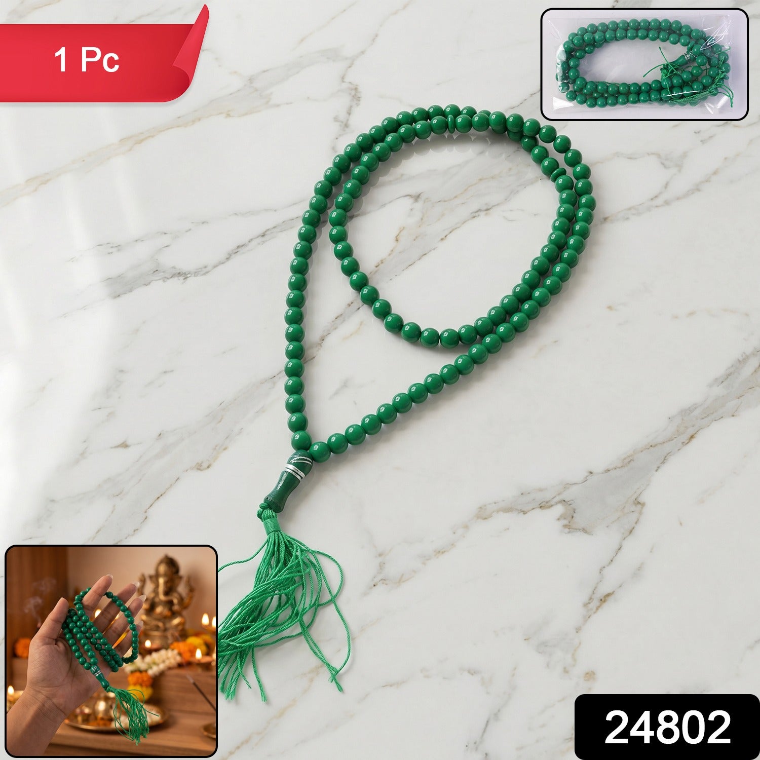 Jap Mala prayer beads pack, ideal for spiritual practices