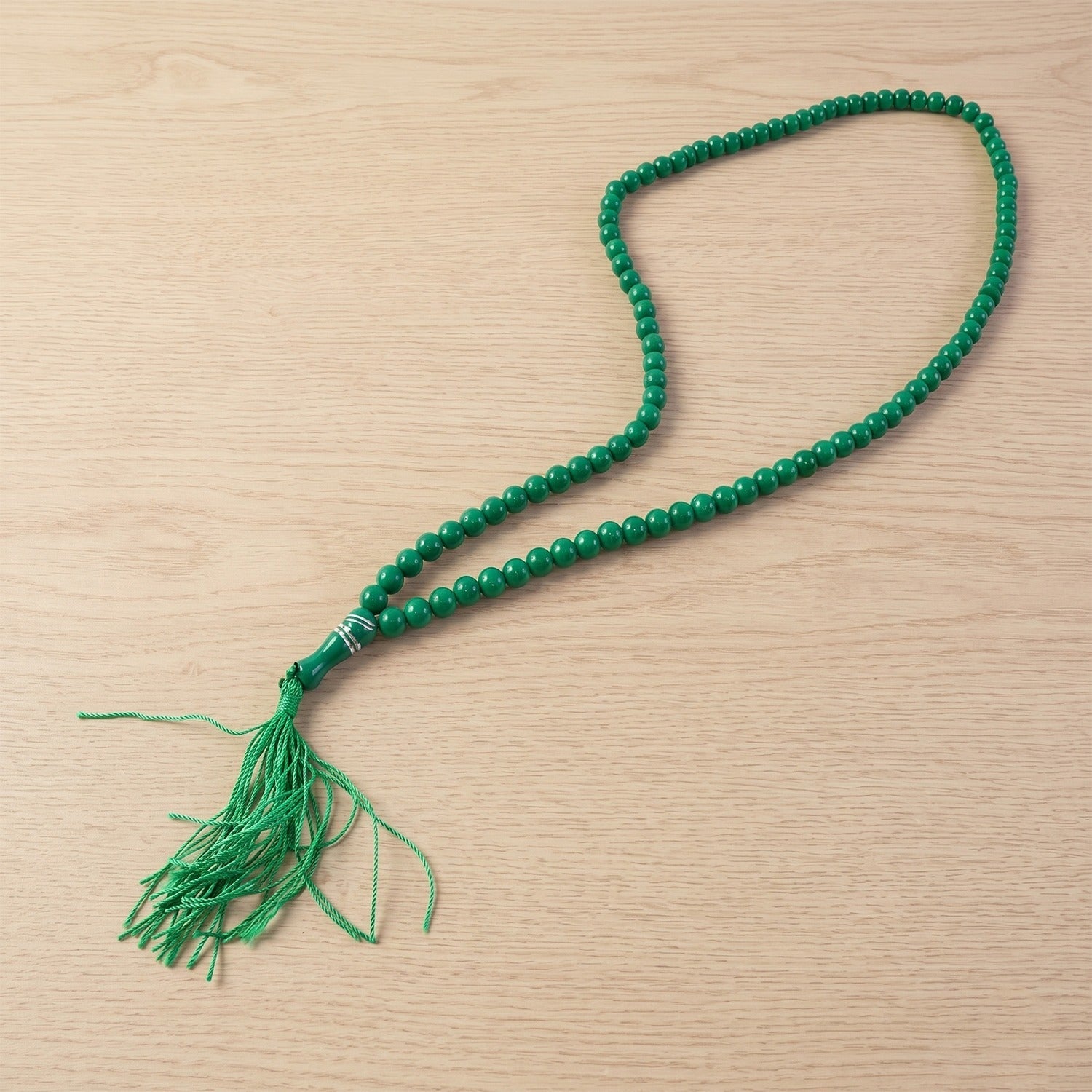 Jap mala beads during chanting and meditation