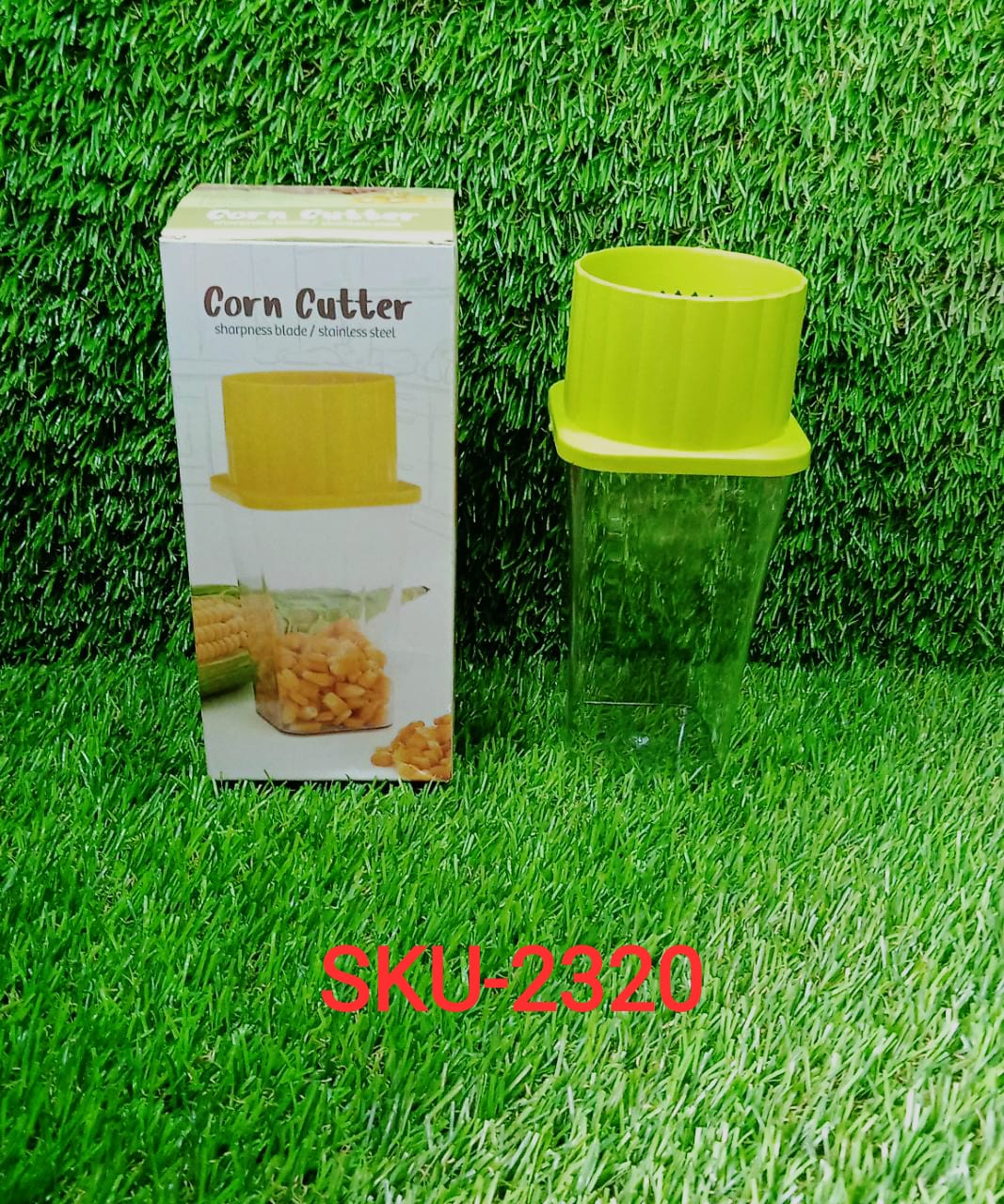 All components of the corn stripper and collection bowl disassembled for cleaning.