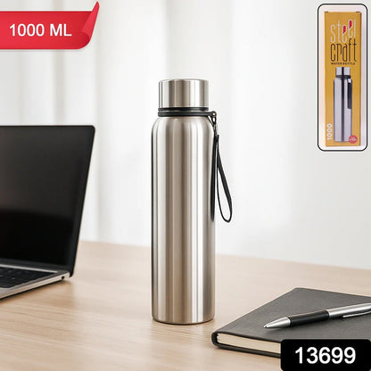 Nekza Stainless Steel Vacuum-Insulated Drink Water Bottle (1000 ML)
