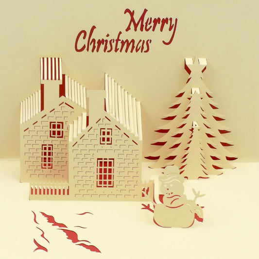 3D Paper Wish Card – High Quality Greeting Card for Birthday, Valentine, Love, Christmas & More (1 Pc)
