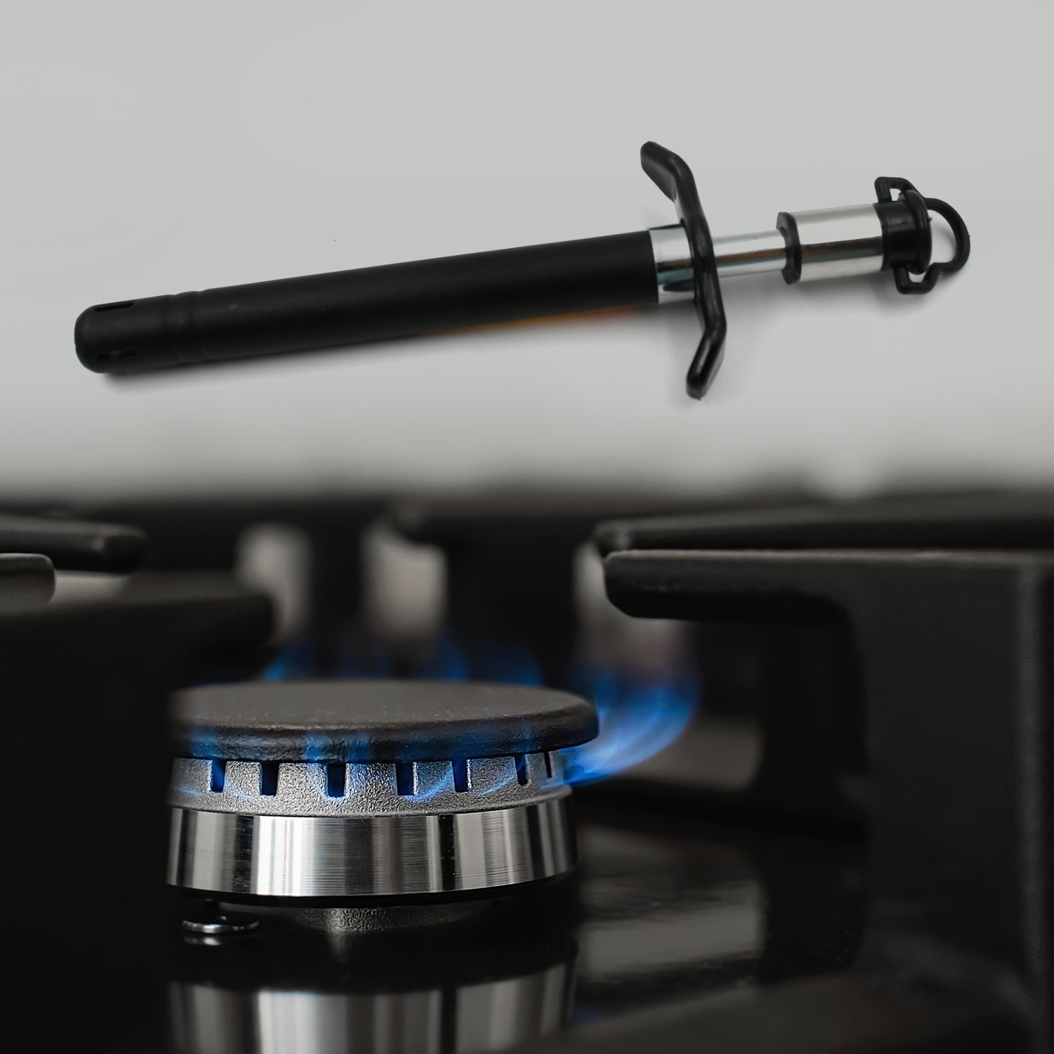 CookAura Stainless Steel Kitchen Gas Lighter for gas stoves on a clean white background.