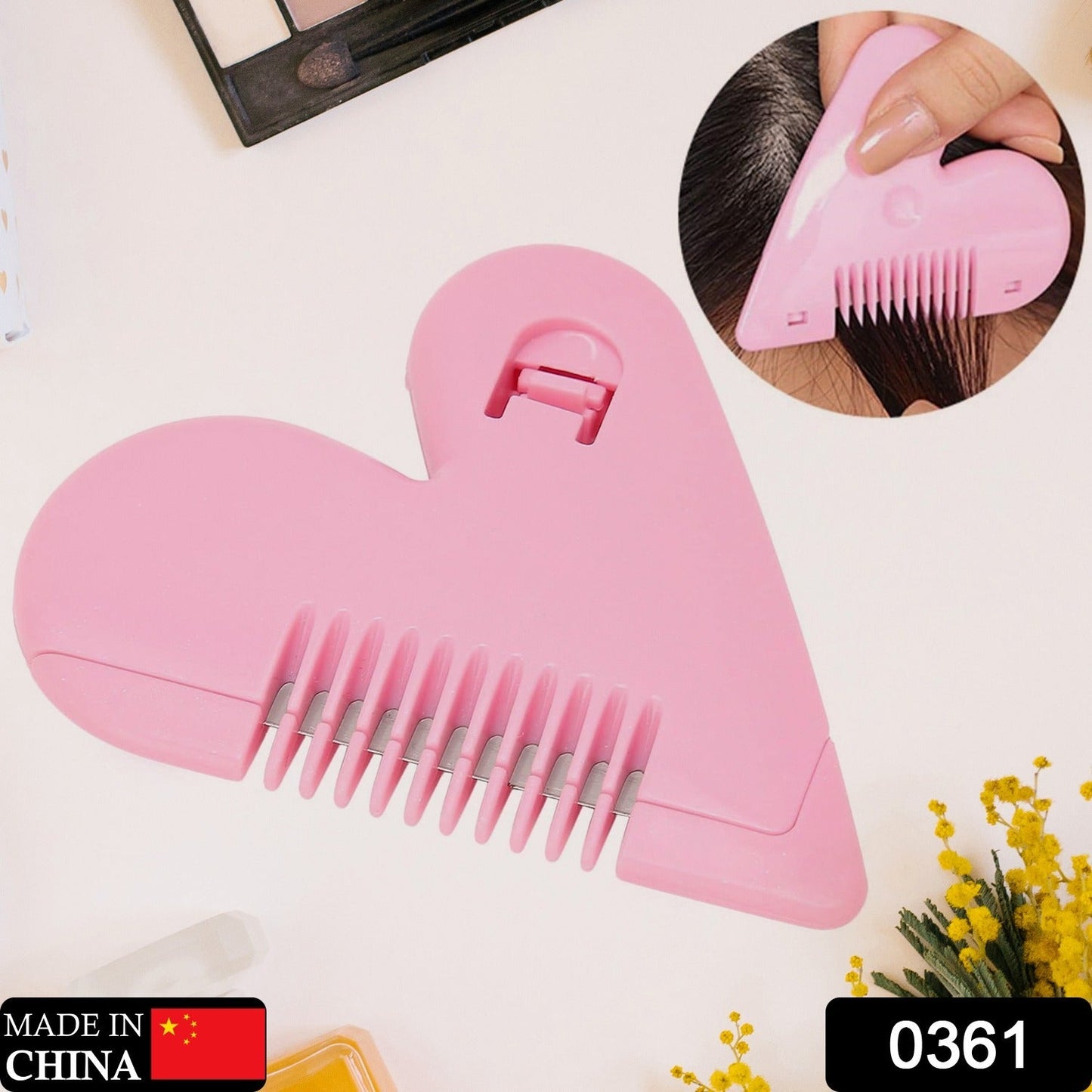 Heart Shape Baby Hair Scissors - Lightweight Stainless Steel Thinning Shears for Girls, Hair accessories