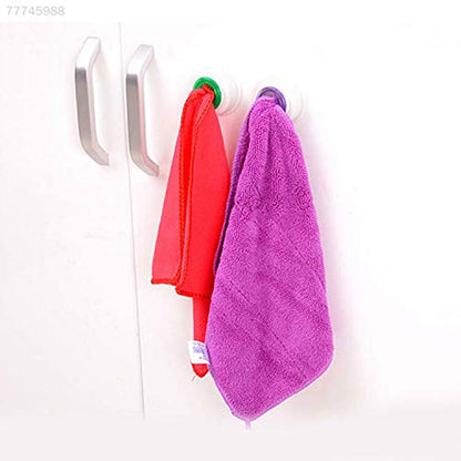 The lightweight towel holder displayed, emphasising its ease of handling and portability.