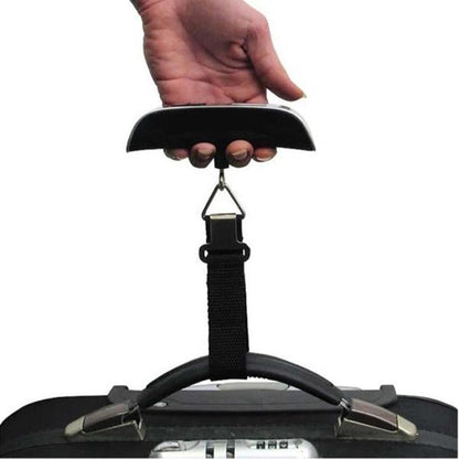 Portable digital luggage scale with LCD