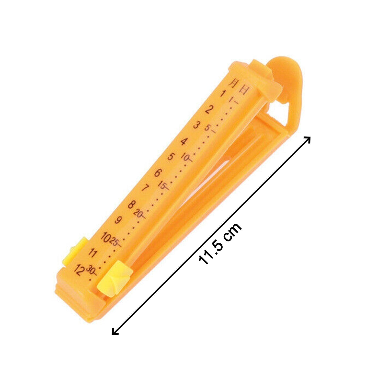 A hand demonstrating how easily a food sealing clip can be applied to maintain an airtight seal on food packets.