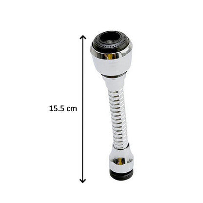 Adjustable sprinkler and sprayer head highlighting flexible design for home use.