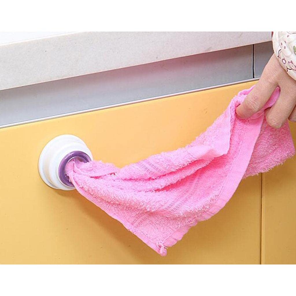 A white towel holder, ready for installation, against a clean background.