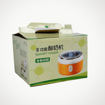 Side angle displaying power cord of the automatic yogurt maker machine