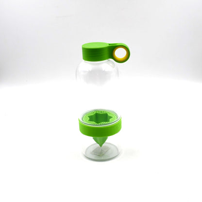 Ergonomic fruit infuser water bottle, perfect for active lifestyles.