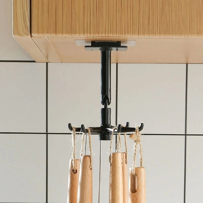GlimmerHome rotatable hanging hooks, pack of two, presented in a brown box.
