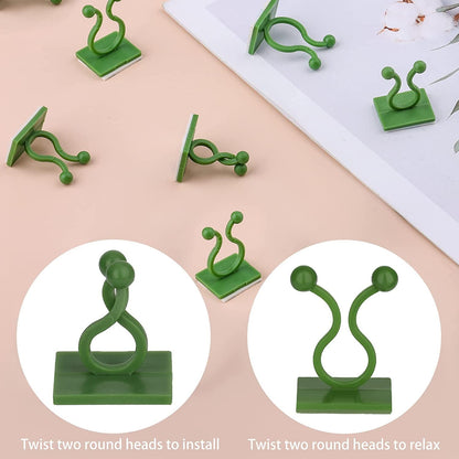 Plant wall clips set neatly organizing climbing plant vines
