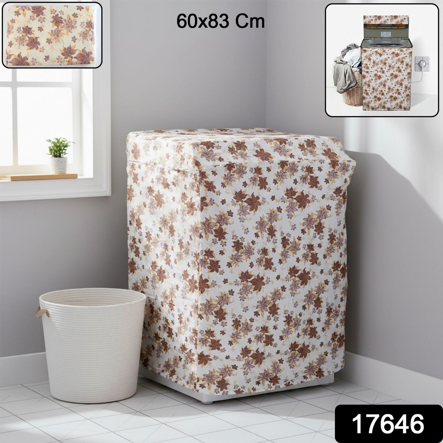 Top Load Washing Machine Cover (60x83 cm / 1 Pc)
