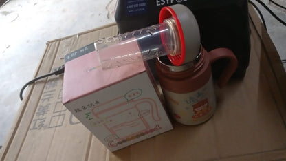 Own Hydrate insulated mug keeping drinks cold during an outdoor picnic