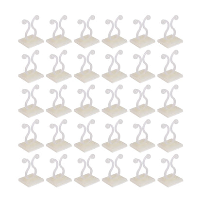 Wall plant climbing clips for organizing vines and branches, 30 pcs set