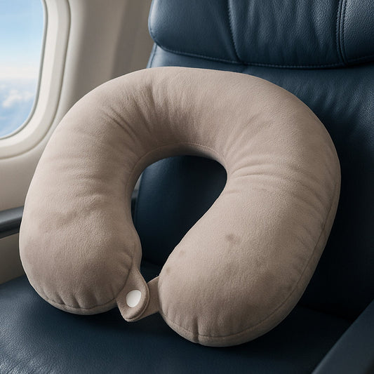 Soft Neck Pillow for Car, Home, Airplane Travel, Travel Neck Pillow for Sleeping & Travel Essentials for Neck Rest Multipurpose Comfortable Head Rest Neck Holder Pillow (1 Pc)