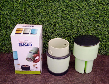 Collection of multicolor grinder and slicer kitchen tools.