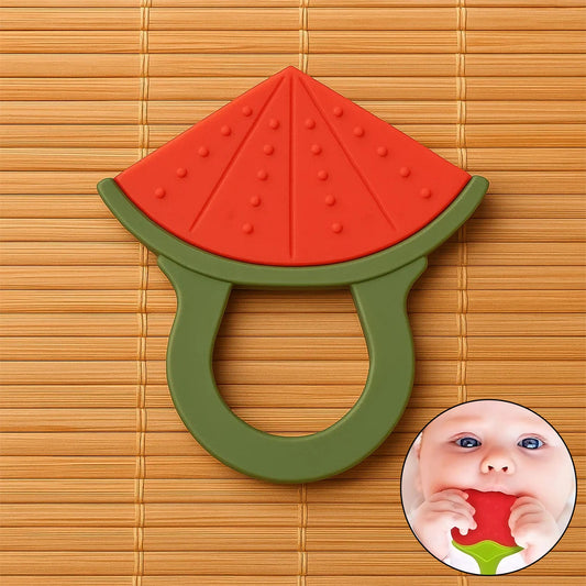 Baby Silicone Teether (1 Pc): Food Grade, Non-Toxic, Teething Relief (3 Months+)
