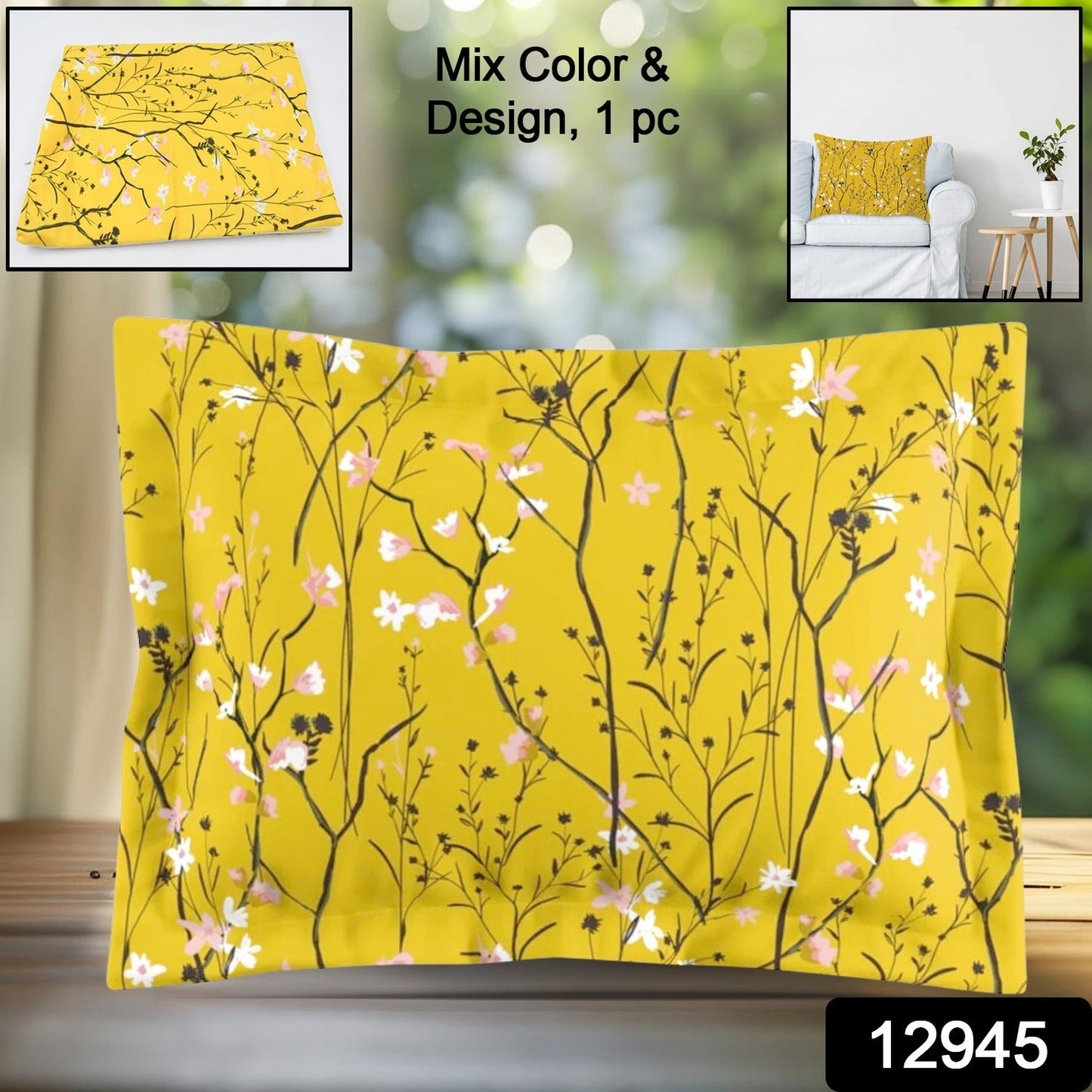 Close-up of diverse patterned sofa pillow covers in various colors.