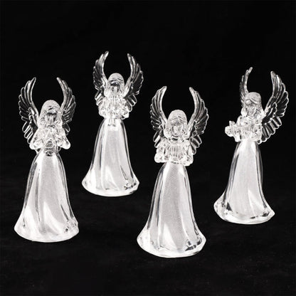Multicolor LED decorative angel lights for home and festival decoration