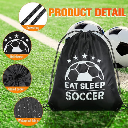 Interior view of the lightweight drawstring gym sack, showing ample space.