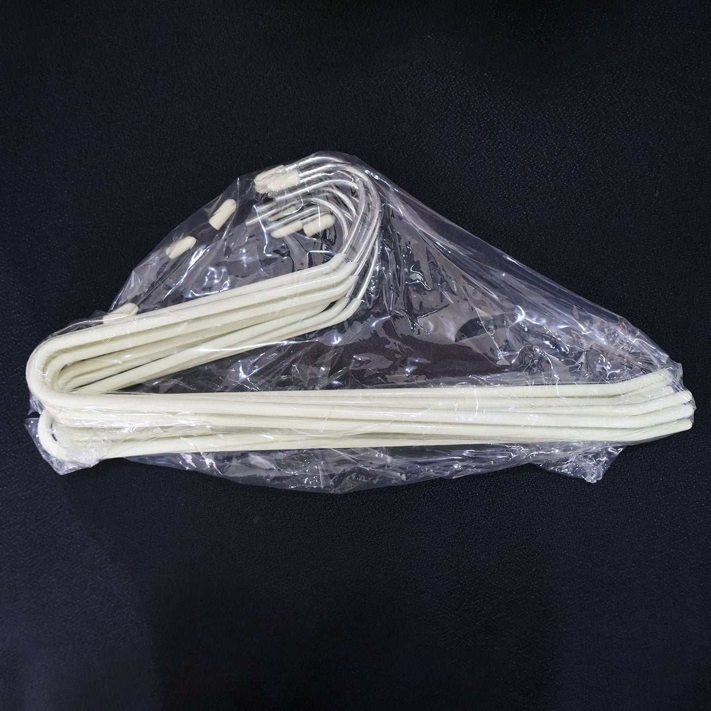 Premium stainless steel Hangers with Silicone Cover Chrome Hook for Clothes (10 Pc / Set)