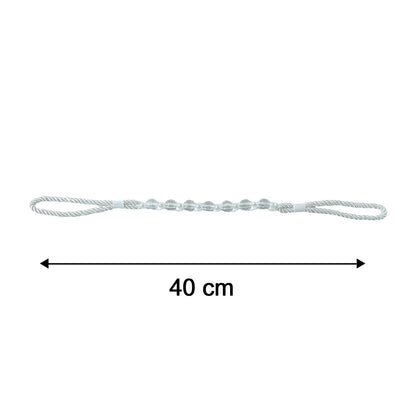 Durable decorative curtain tieback for window styling