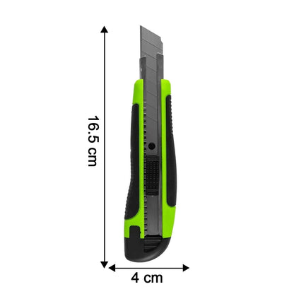 Cutter Knife Set with 1 Replacement Blades, Cutter Knife Advanced Tool (1 Pc / Mix Color)
