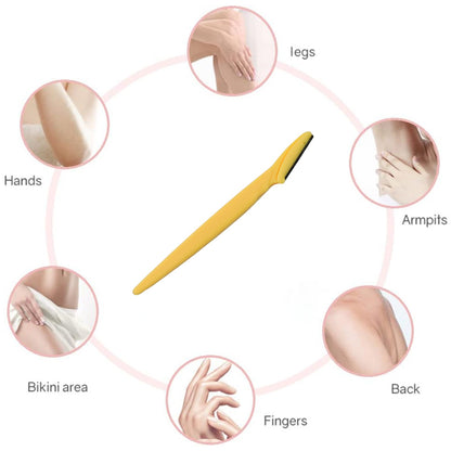 Compact Facial Eyebrow Razor for hair removal on upper lip and eyebrows