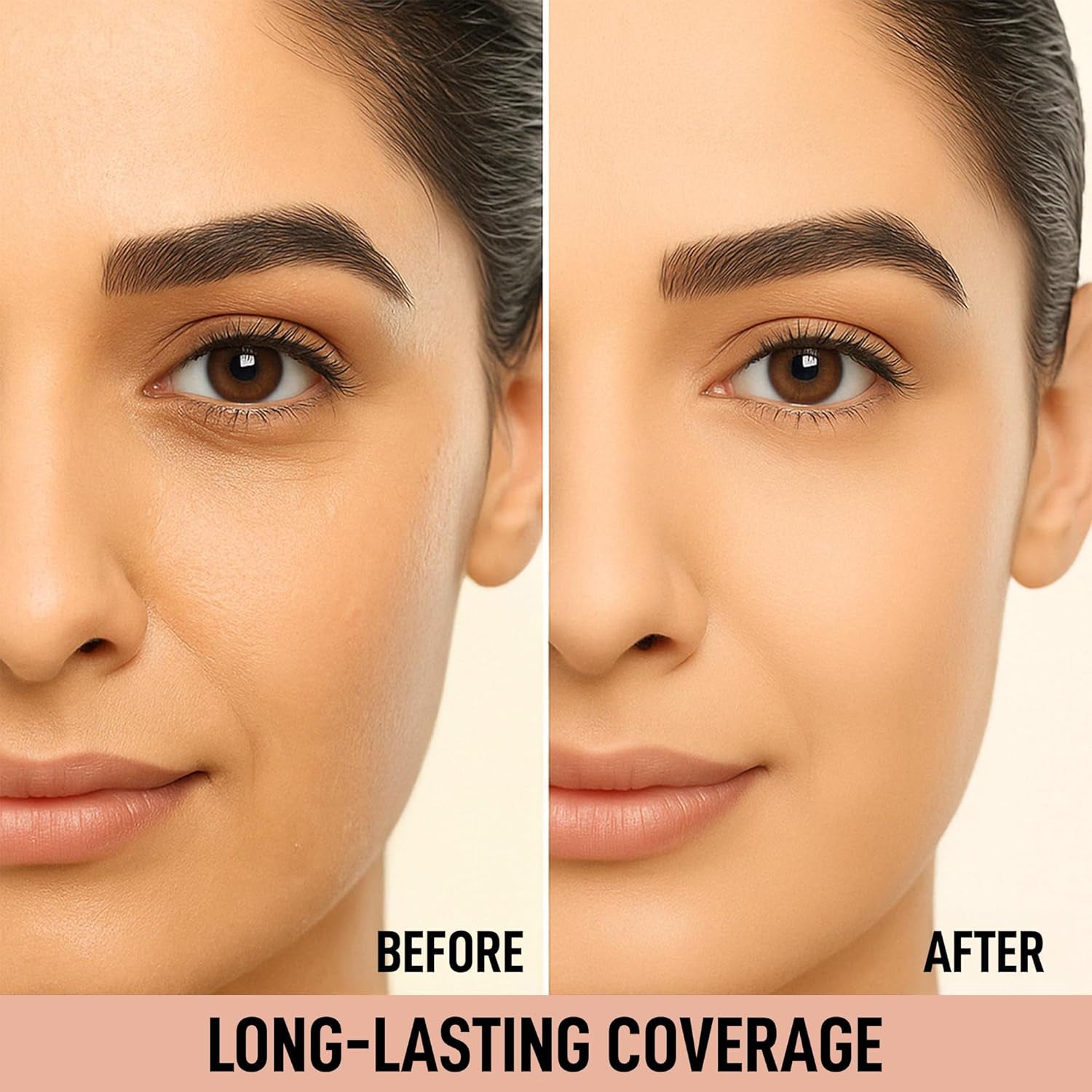 Open OG Beauty Compact Powder showing mirror and sponge applicator