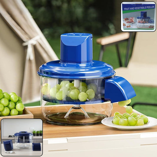 Fruit and vegetable peeler set displayed for kitchen use with sharp blades