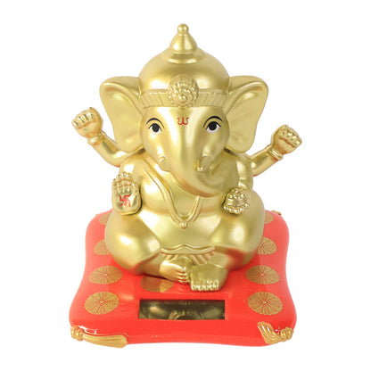 Solar-powered Large Lord Ganesha figurine symbolizing prosperity