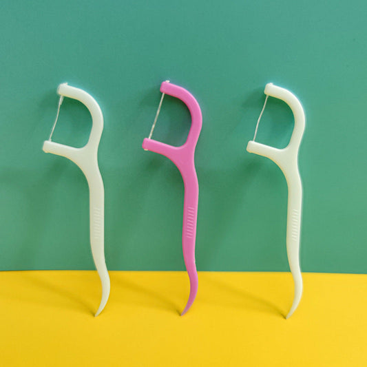 MintGuard Dental Floss Picks for effective interdental cleaning and oral hygiene.