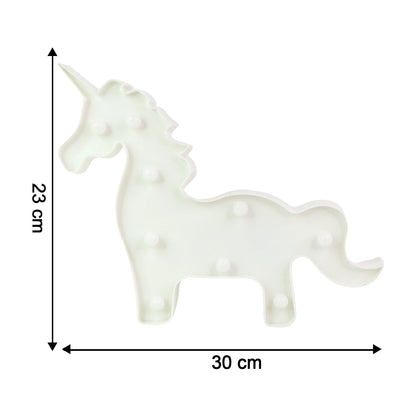 Cute pink silhouette unicorn LED night light for comforting ambiance