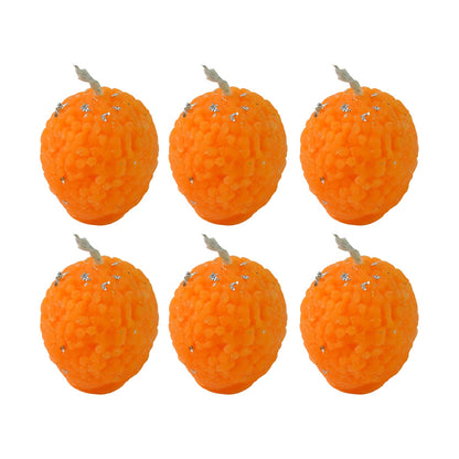 Decorative laddu-style wax candles perfect for Diwali and festive home decor