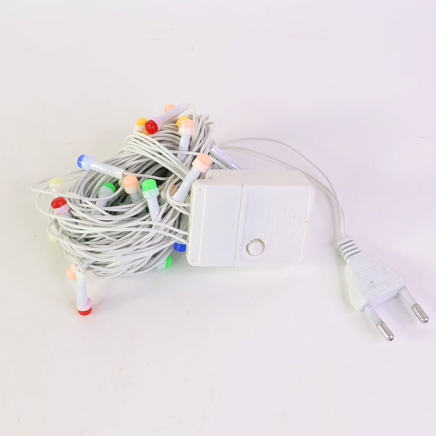 Flexible hanging multi-color LED string light for festive decor