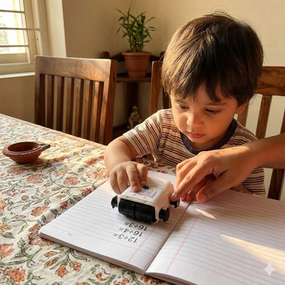 Kids Educational Automatic Math Problem Rolling Stamp (1 Pc)