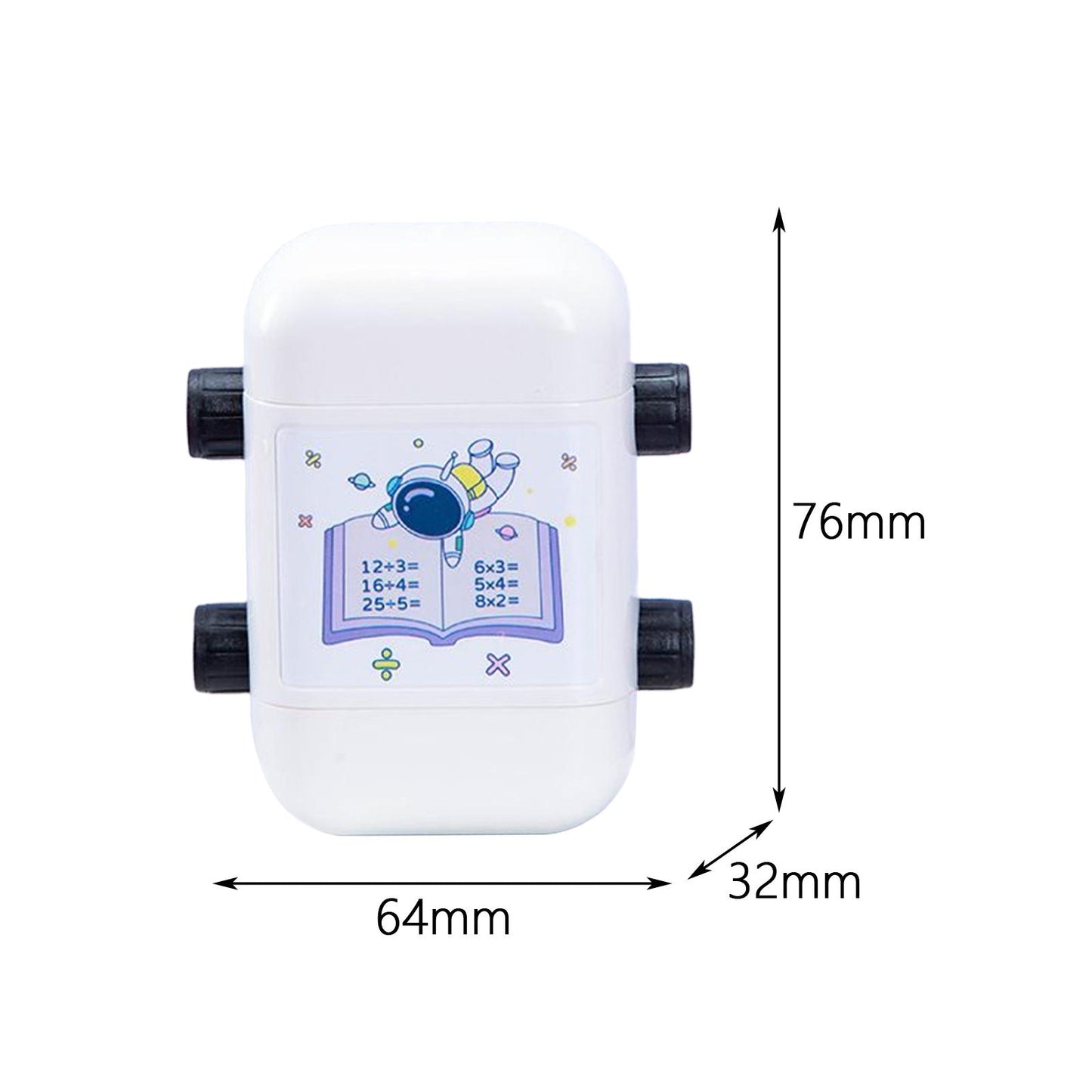 Kids Educational Automatic Math Problem Rolling Stamp (1 Pc)