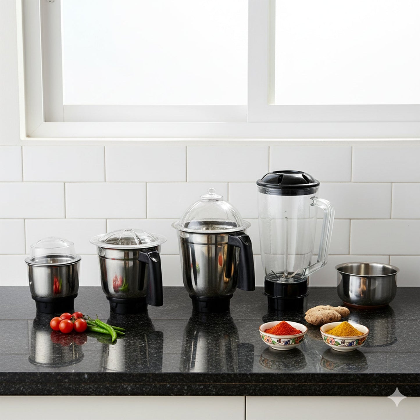 Orbit Heavy Duty 1 hp (746) Watts Mixer Grinder with 4 Multipurpose Jars