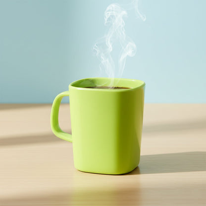 Square Melamine Mug – Premium Durable Lightweight Cup (1 Pc)