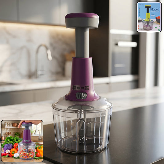 Push Chopper 1100 ML manual vegetable chopper with large capacity