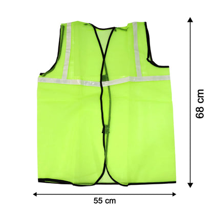 Size chart for the reflective safety jacket to ensure a perfect fit.