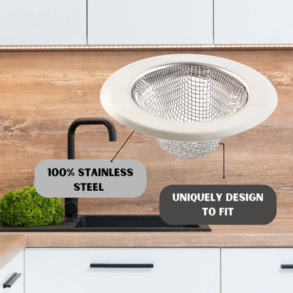 Stainless Steel Kitchen Sink Drain Strainer / Stopper (Extra Small (XS)/ 1 Pc)