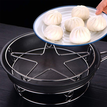 Multipurpose stainless steel gas stove stand used in kitchen