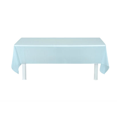 Disposable dining table cover protecting table surface from spills