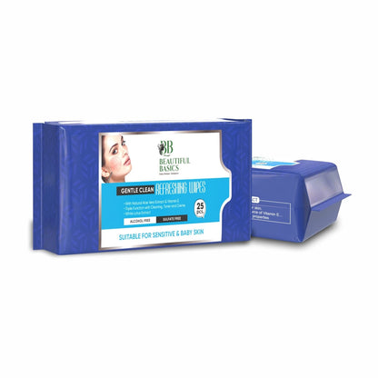 Effective Facial Wet Wipes gently removing makeup.