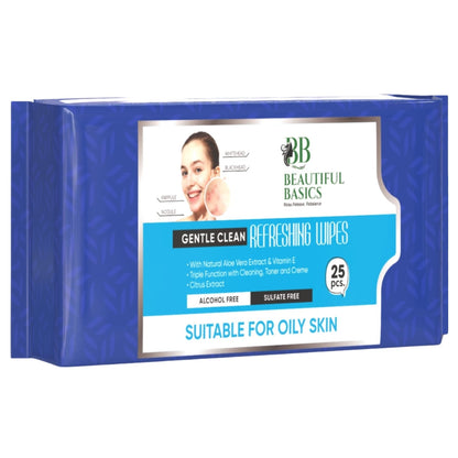Pack of Facial Cleansing Wet Wipes for daily use.