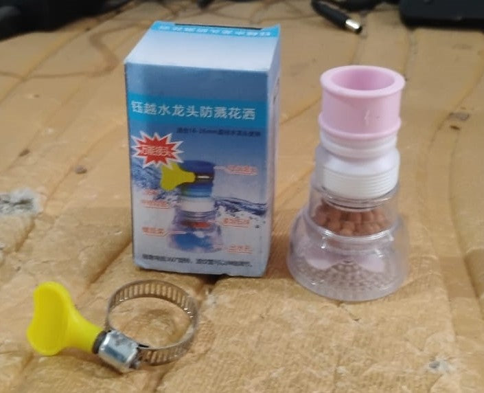 Premium Faucet Water Filter with Flexible Extension Pipe (1 Pc)