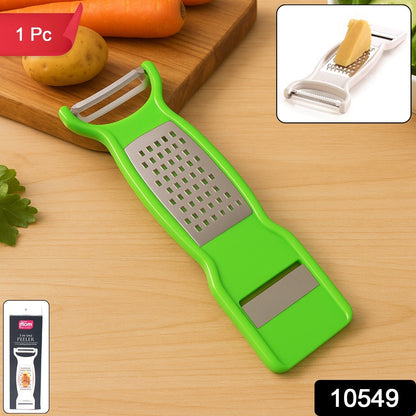 Close-up of sharp fruit peeler blade for smooth peeling