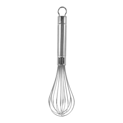 Mini hand whisk made of durable stainless steel with polished surface